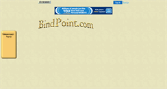 Desktop Screenshot of bindpoint.com